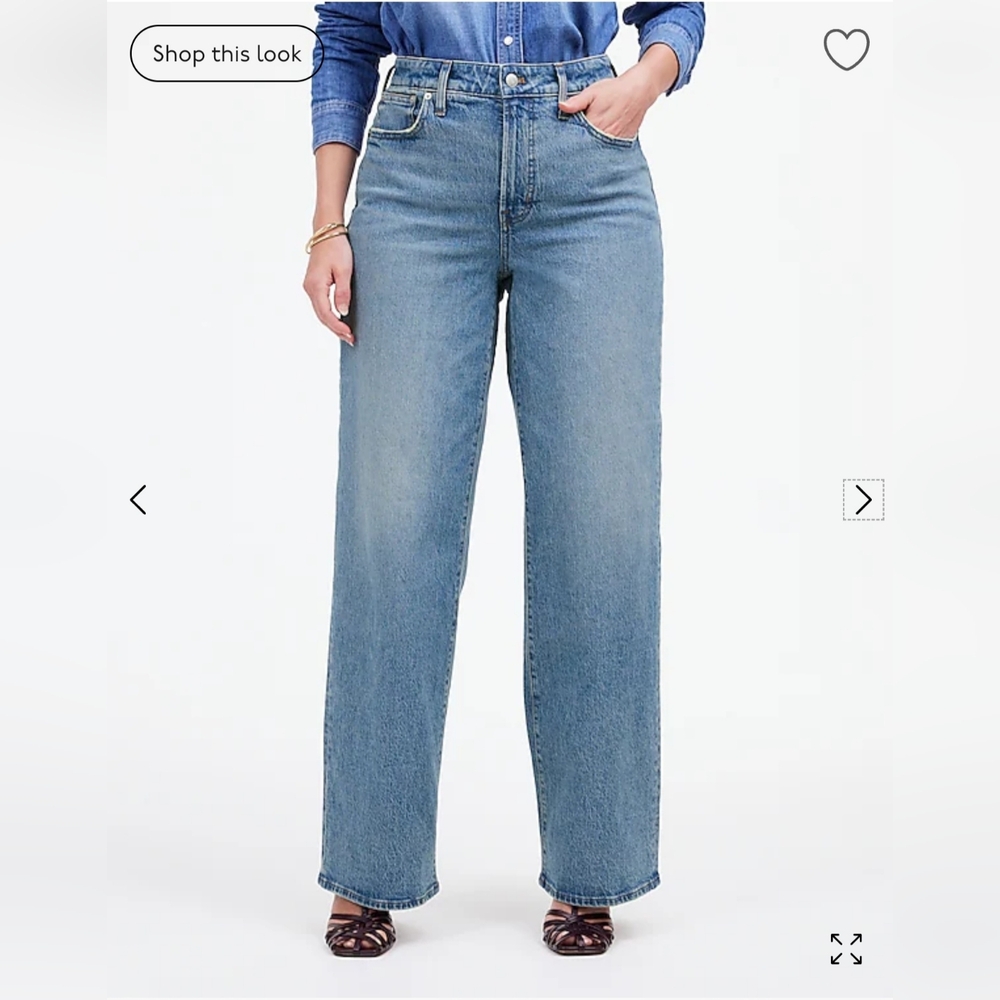Madewell Curvy Perfect Vintage Wide-Leg Jean - Picture 4 of 16